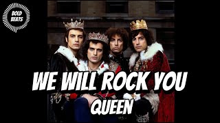 Queen  We Will Rock You with Lyrics  Rock Anthem [upl. by Norword227]