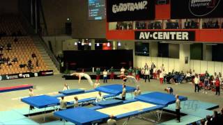 France 2 FRA  2015 Trampoline Worlds  Qualification Synchro Routine 2 [upl. by Wells]