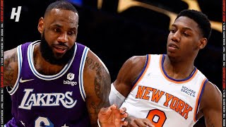 New York Knicks vs Los Angeles Lakers  Full Game Highlights  February 5 2022  202122 NBA Season [upl. by Llednek]