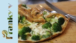 SUPER QUICK Broccoli And Feta Omelette [upl. by Filberte]