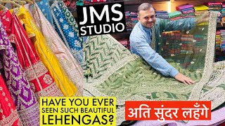 Mind Blowing Low Range to High Range Fancy amp Bridal Lehengas at JMS Studio Surat Retail amp Wholesal [upl. by Grissom]