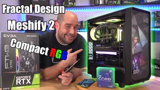 Fractal Design Meshify 2 Compact RGB PC Case Review  Dont Be Fooled By Its Size [upl. by Anirbaz732]