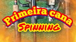 Cana Pesca ideal para INICIANTES PREDADORES AMOSTRAS SPINNING [upl. by Australia366]