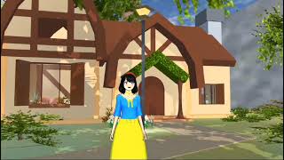 sakura school snow white🤩 لا يفوتكم كود بيت سنو وايت بياض الثلج❤️ sakuraschoolsimulator [upl. by Origra]