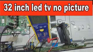 how to 32 inch led tv no picture [upl. by Vickey880]