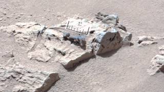 Curiosity Blasts Laser at Mars Stonehenge [upl. by Akemahs806]