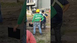 Toolbox meeting exercise shorts youtubeshorts fyp construction [upl. by Atnoled983]