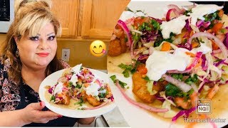 🔴 Tacos de Pescado y Camaron estilo Ensenada 🇲🇽Bloopers 😂 [upl. by Ylak729]