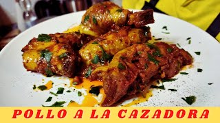 Pollo a la cazadora receta italiana [upl. by Nnodnarb]