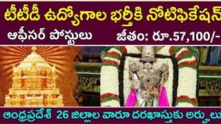 TTD Job notification Today Letest Jobs notification 2023 in Telugu  Free jobs information telugu [upl. by Aggappera]