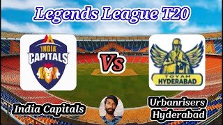 India Capitals vs Urbanrisers Hyderabad  Eliminator  Legends League Cricket [upl. by Aldis]