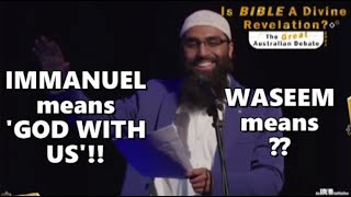 His NAME will be CALLED or MEANT Immanuel  Is this Bible Prophecy Fulfilled Waseem Razvi Debate [upl. by Daveta]