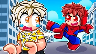 Roblox Obby but you’re SPIDERMAN [upl. by Elyr]