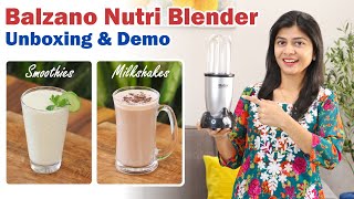 Best Bullet Mixer Grinder  Balzano Nutri Blender 500W Review  Now with 3 Jars Best Nutri Blender [upl. by Nylidnarb]