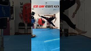 JCVD revers kick🥋 kickboxing jcvd jeanclaudevandamme mma [upl. by Yblocaj]