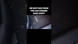 Car returns filthy but we got paid for it😇🧼🧽 [upl. by Pizor159]