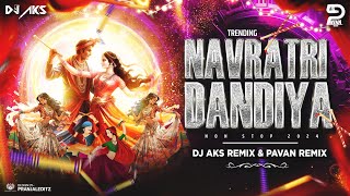 Navratri Dandiya 2024 Hindi MarathiampRetro Nonstop Garba Dj Aks Remix TrendingDj Song dandiya Garba [upl. by Leciram]