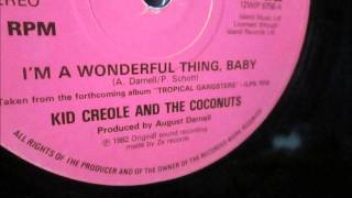 Kid Creole amp the Coconuts  Im a wonderful thing baby 1982 [upl. by Rovaert381]