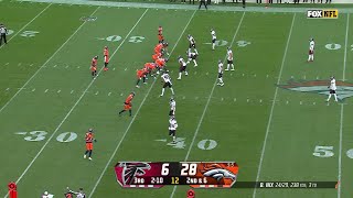 Courtland Sutton Mosses Falcons defender for 23yard catch [upl. by Namas993]