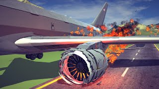 Emergency Landings 51 How survivable are they Besiege [upl. by Jeconiah]