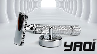 Yaqi Safety Razor с Шестигранной Ручкой Silvertip Homelike amp RazoRock Unlabeled  Бритьё с HomeLike [upl. by Adnarym]