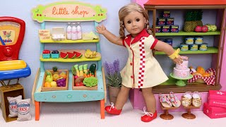 Doll Cutest Mini Market Makeover EVER Play Toys stories for kids [upl. by Uaerraj999]