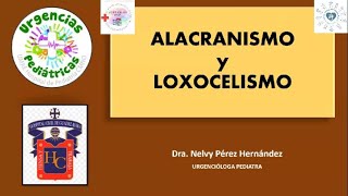 Alacranismo y loxoscelismo en pediatría [upl. by Hairim]