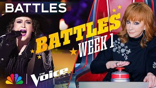 The Best Performances from the First Week of Battles  The Voice  NBC [upl. by Beauvais]