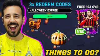 3x REDEEM GIFTS  FREE MASCHERANO EXTRA TIME EXCHANGES amp THINGS TO DO  FC MOBILE 25 [upl. by Elreath310]