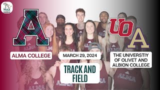 Alma College Track and Field TriMeet Track Events [upl. by Zapot]