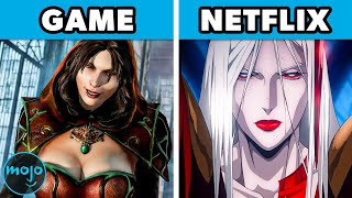 Top 10 Biggest Differences Between the Castlevania Series and Video Games [upl. by Anyek]