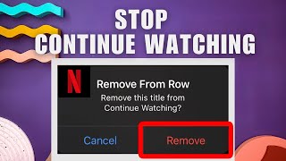 How to Remove Continue Watching on Netflix Directly from the Netflix App [upl. by Virgie763]