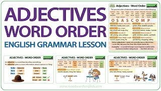 Adjectives Word Order  Learn English Grammar  Order of Adjectives in English [upl. by Phelips261]