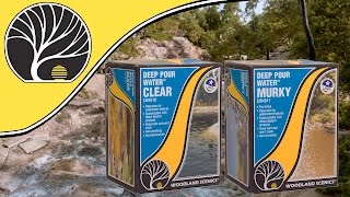 How To Use Deep Pour™ Water Clear amp Murky  Woodland Scenics  Model Scenery [upl. by Ayomat]