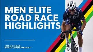 Men Elite Road Race Highlights  2020 UCI Road World Championships [upl. by Casabonne]