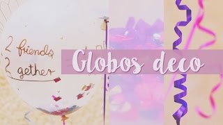 Globos para cumpleaños colorido y único ✎ Craftingeek [upl. by Hcahsem]