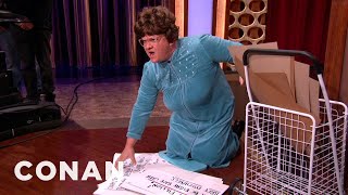 The Warner Bros Rhubarb Lady Returns  CONAN on TBS [upl. by Kallman]