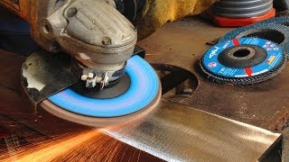 Blueshark Zirconia Flap Discs Demo [upl. by Eissen317]