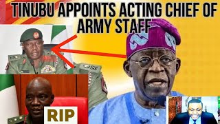 PM Reacts Finally Tinubu Confirmed The Death Of Lagbaja As He Appoints New Chief Of Army Staff… [upl. by Lemaj]