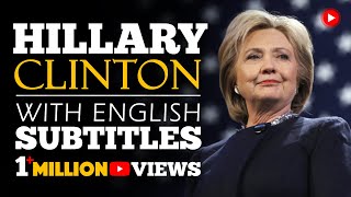 ENGLISH SPEECH  HILLARY CLINTON Be Resilient English Subtitles [upl. by Greerson113]