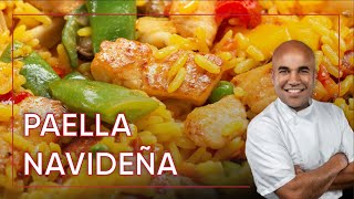 Paella Criolla Navideña  ¡El sabor de BORICUA en tu casa  Chef Piñeiro [upl. by Nairde]