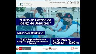 Curso de Gestión de Riesgos y Desastres [upl. by Strait]