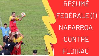 Résumé Rugby  Nafarroa contre Floirac Fédérale 1 Poule 42024 [upl. by Gerianna165]