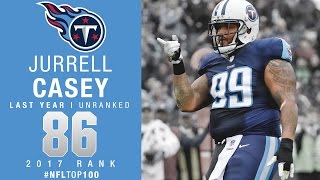 86 Jurrell Casey DT Titans  Top 100 Players of 2017  NFL [upl. by Naibaf]