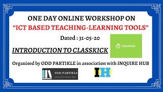 INTRODUCTION TO CLASSKICK [upl. by Draneb657]