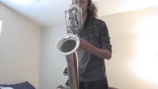 Blues Brothers  Shake Your Tail Feather  Baritone Sax Cover [upl. by Armando652]