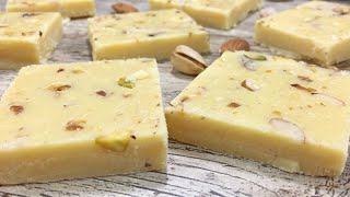 How To Make Barfi Recipe • Milk Powder Burfi Recipe • Mithai Recipe • Indian Sweets With Milk Powder [upl. by Kissel]