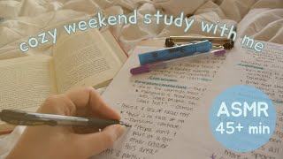 The most RELAXING ASMR for studying and getting work done  pen writing no talking [upl. by Airam]