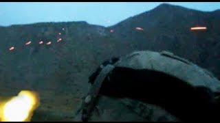 FIREFIGHT WITH TALIBAN IN MOUNTAINS [upl. by Cynarra]