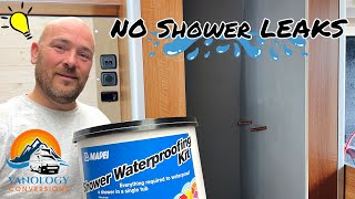 HOW TO  Don’t let your Camper Shower LEAK  CAMPERVAN EDITION [upl. by Inram]